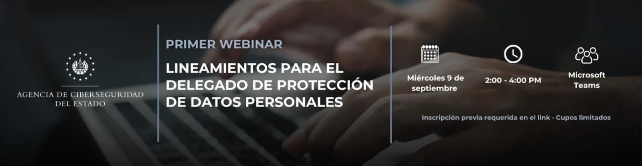 Primer Webinar Delegado de Protección de Datos